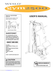 Weslo Gym 2500 User Manual