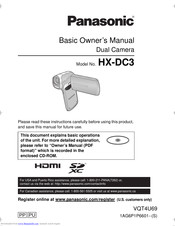 Panasonic HX-DC3 Basic Owner's Manual