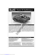 REVELL Panzer III Ausfuhrung L Assembly Manual