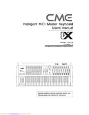 CME VX5 User Manual