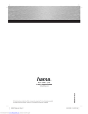 Hama 39775 Operating	 Instruction