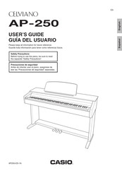 Casio Celviano AP-250 User Manual