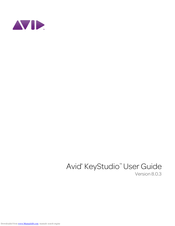 Avid Technology Avid KeyStudio User Manual