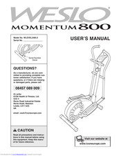 Weslo WLEVEL2485.0 User Manual