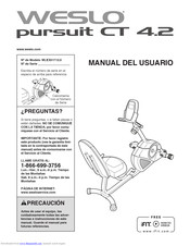 Weslo Purcuit CT 4.2 Manual Del Usuario