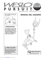 Weslo WLEVEX21831 Manual Del Usuario