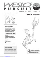 Weslo WLEVEX21831 User Manual