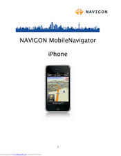 Navigon Mobilenavigator Manuals Manualslib