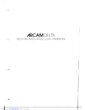Arcam Delta 90 Service Manual