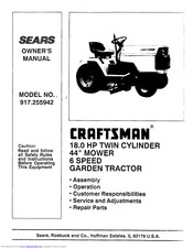 Craftsman 917.255942 Owner's Manual