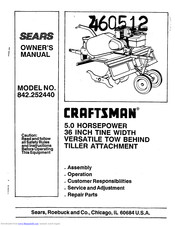 Sears Craftsman 842.252440 Owner's Manual