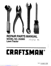 Craftsman 252800 Repair Parts Manual