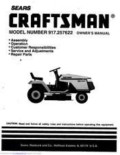 Craftsman 917.257622 Owner's Manual