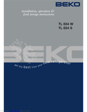 Beko TL 654 W Manual