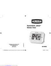 Hama Kitchen Timer Operating Instructions Manual