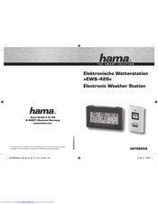 Hama EWS-420 Operating Instructions Manual
