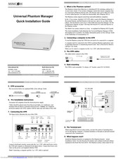Minicom 0SU52015 Quick Installation Manual