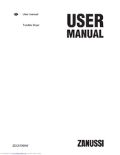 Zanussi ZDC67560W User Manual