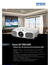 Epson EH-TW6100W Specifications