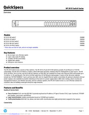 HP HP 2610 Series Specification
