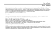 Creative D.A.P Jukebox User Manual