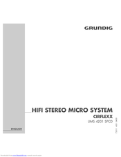 Grundig Cirflexx UMS 4201 SPCD User Manual