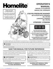 Homelite UT80953B Operator's Manual