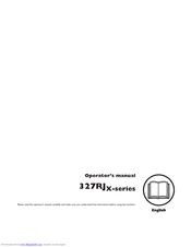 Husqvarna 327RJX series Operator's Manual