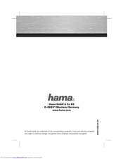 Hama 91098 Operating Instructions Manual