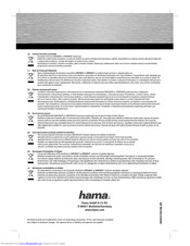 Hama 53150 Operating Instructions Manual