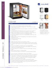 U-Line CO2175F Specifications