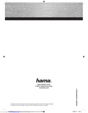 Hama 106351 Operating	 Instruction