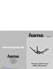 Hama 62732 Operating Instructions Manual
