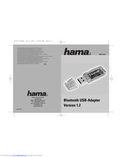 Hama 11572 Operating	 Instruction