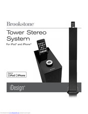 Brookstone iDesign Power Speaker Manuals ManualsLib