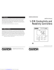 Oakton 1000 series Operating Instructions Manual