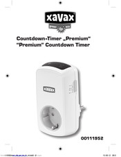 Xavax Premium 00111952 Operating Instructions Manual