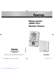 Hama EWS-151 Operating Instructions Manual