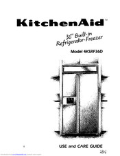 KitchenAid 4KSRF36D Use And Care Manual