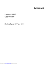 Lenovo IdeaPad S310 User Manual
