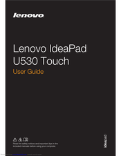 Lenovo IdeaPad U530 Touch User Manual