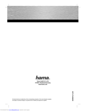 Hama 90912 Operating Instructions Manual