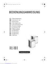 Küppersbusch IKU 168-5 Instructions For Use Manual