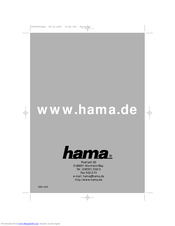 Hama 62561 Operating Instructions Manual