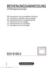 Küppersbusch EEH 6100.0 Instructions For Use And Installation Instructions