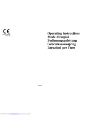 Küppersbusch Hood Operating Instructions Manual