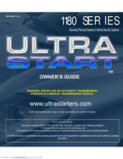 Ultra Start 1180 SERIES Owner's Manual