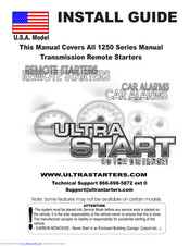 Ultra Start 1250 SERIES Install Manual