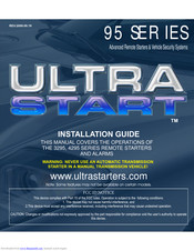 Ultra Start 4295 Series Installation Manual