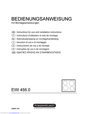 Kuppersbusch EWI 456.0 Instructions For Use And Installation Instructions